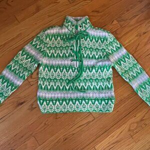 Urban Outfitters BDG Retro Ski Lodge Arian Lace-Up Sweater, Ladies Size XS